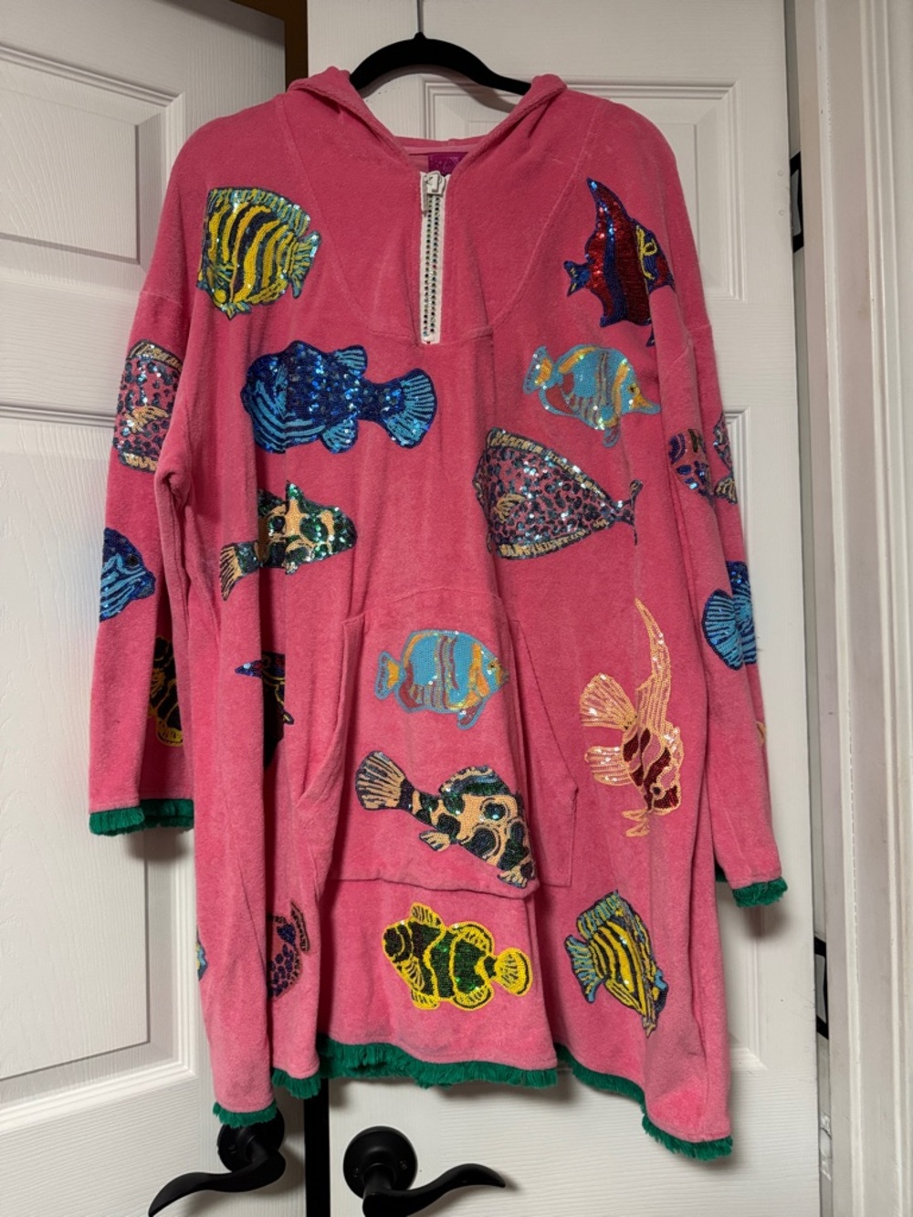 Queen of Sparkles Swim Cover Up L